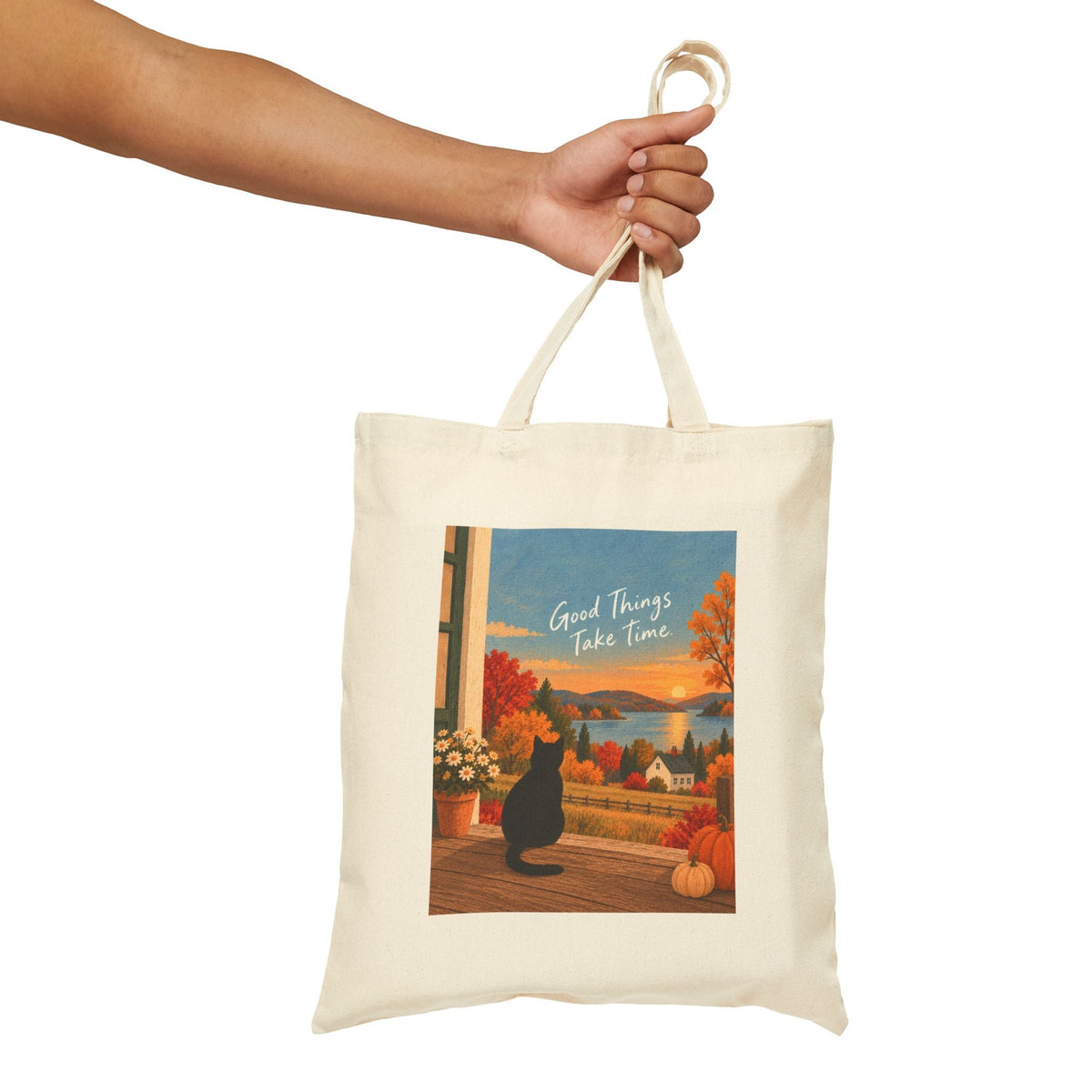 Fall Canvas Tote Bags