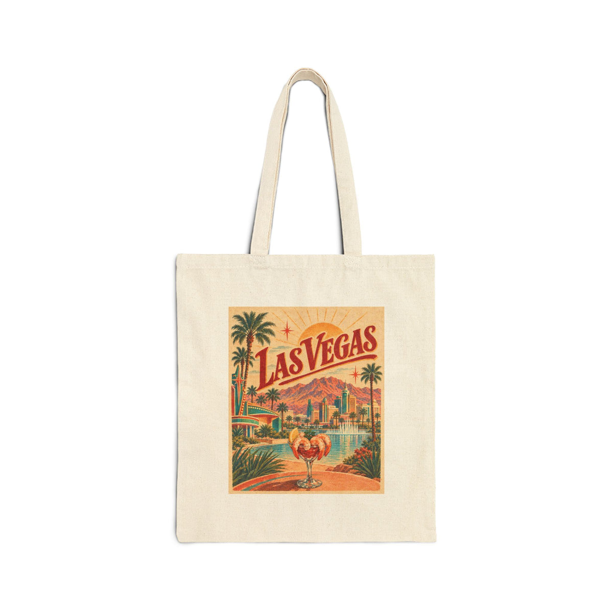 Las Vegas Canvas Tote Bag