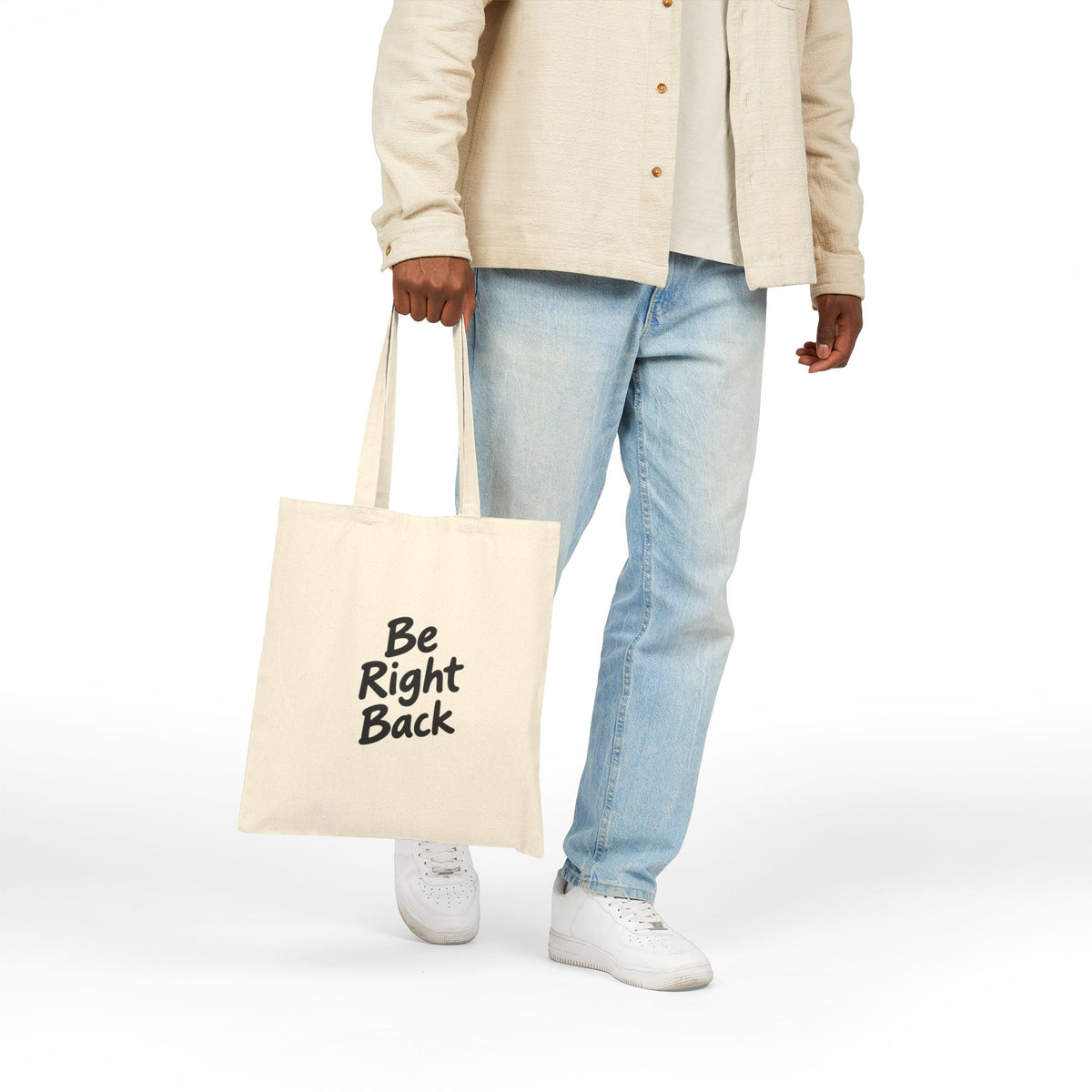 Be Right Back Canvas Tote Bag