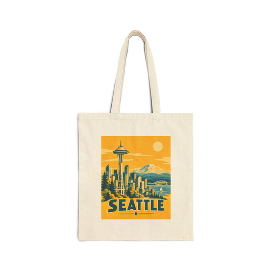 Seattle Canvas Tote Bag