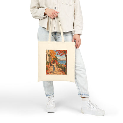 Autumn Walk Canvas Tote Bag