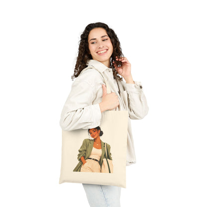 Stylish Teacher Canvas Tote Bag