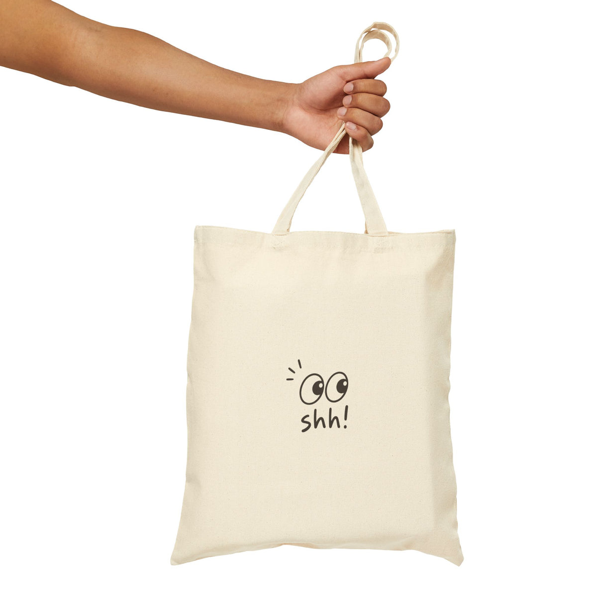 Shh! Canvas Tote Bag