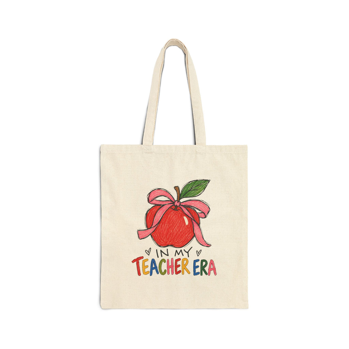 In My Teacher Era Canvas Tote Bag