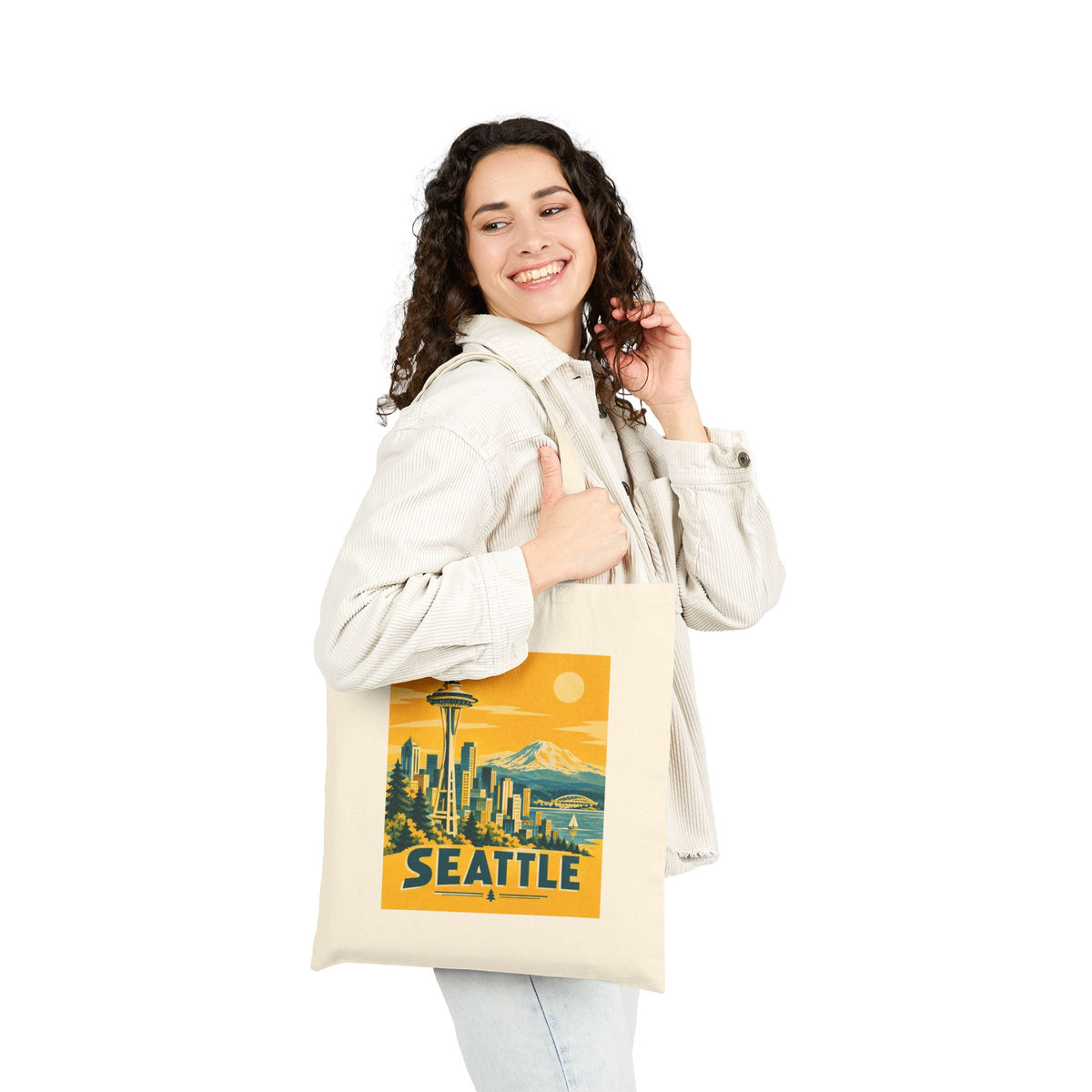 Seattle Canvas Tote Bag