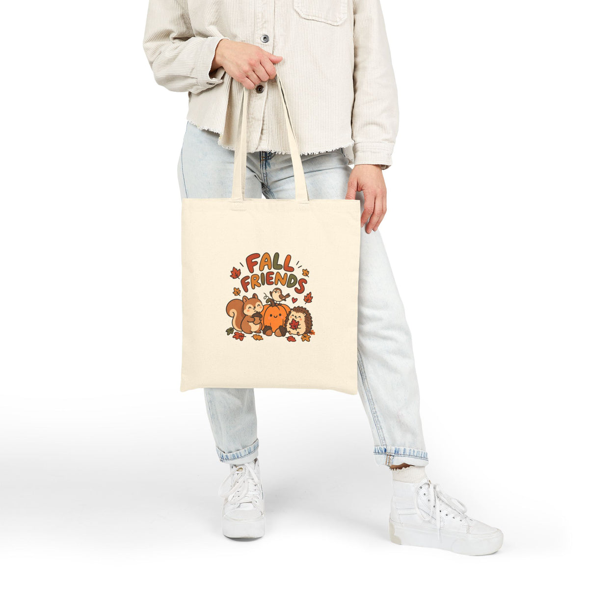 Fall Friends Canvas Tote Bag
