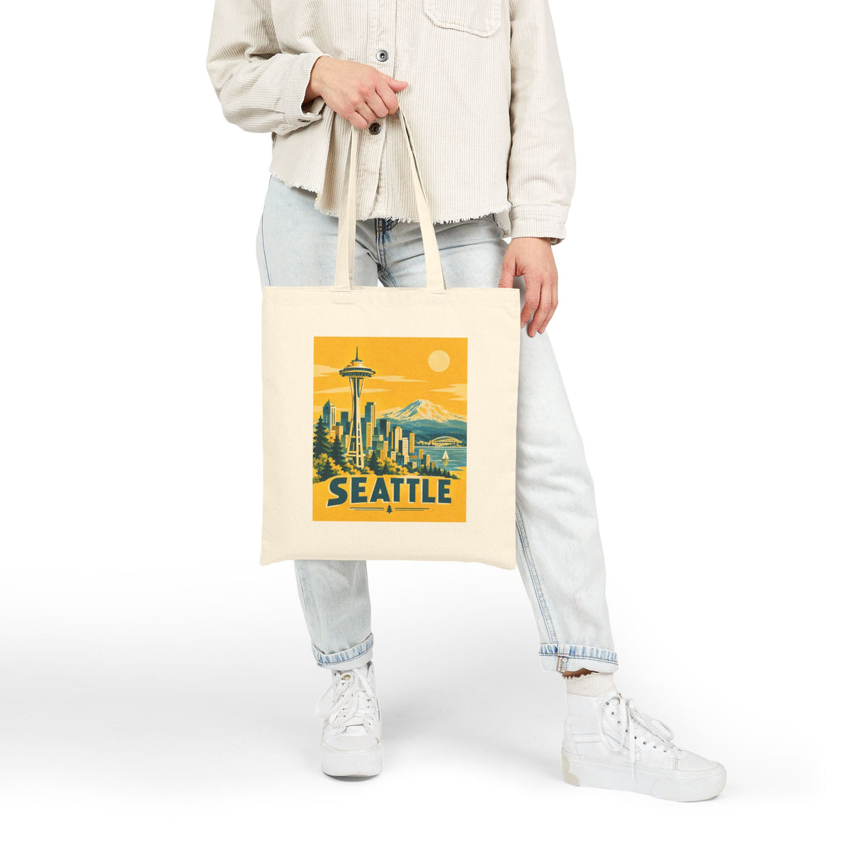 Seattle Canvas Tote Bag