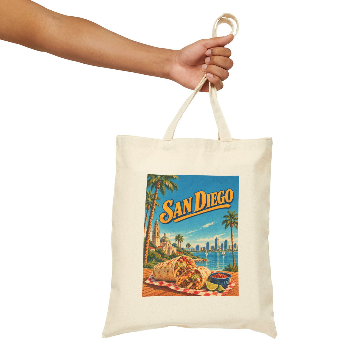 San Diego Canvas Tote Bag