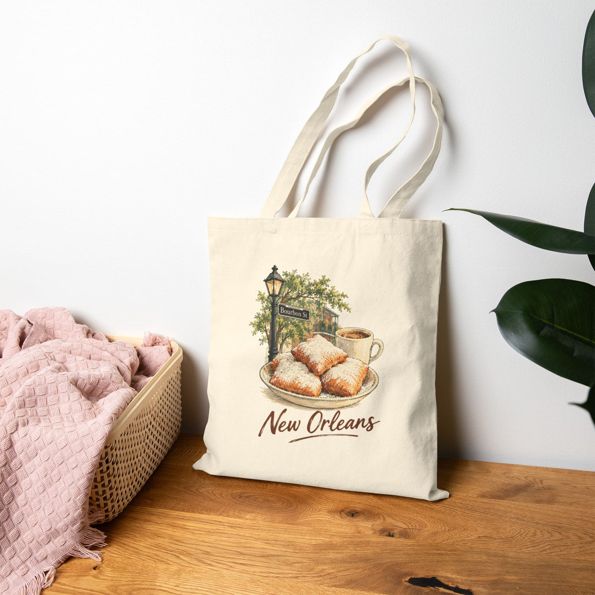 New Orleans Canvas Tote Bag
