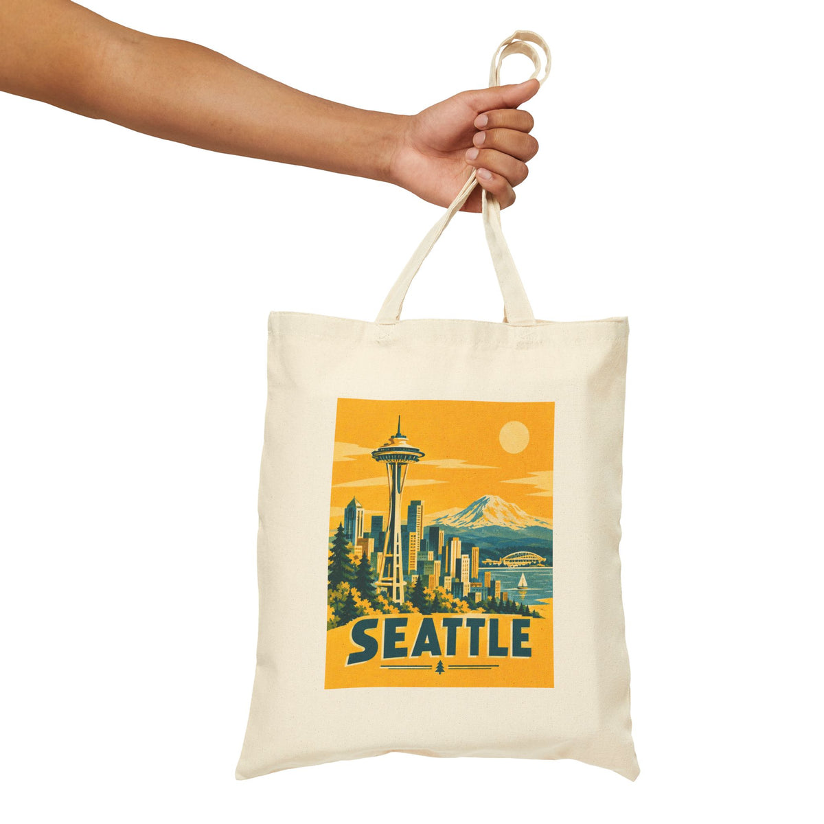 Seattle Canvas Tote Bag