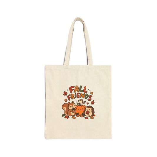 Fall Friends Canvas Tote Bag