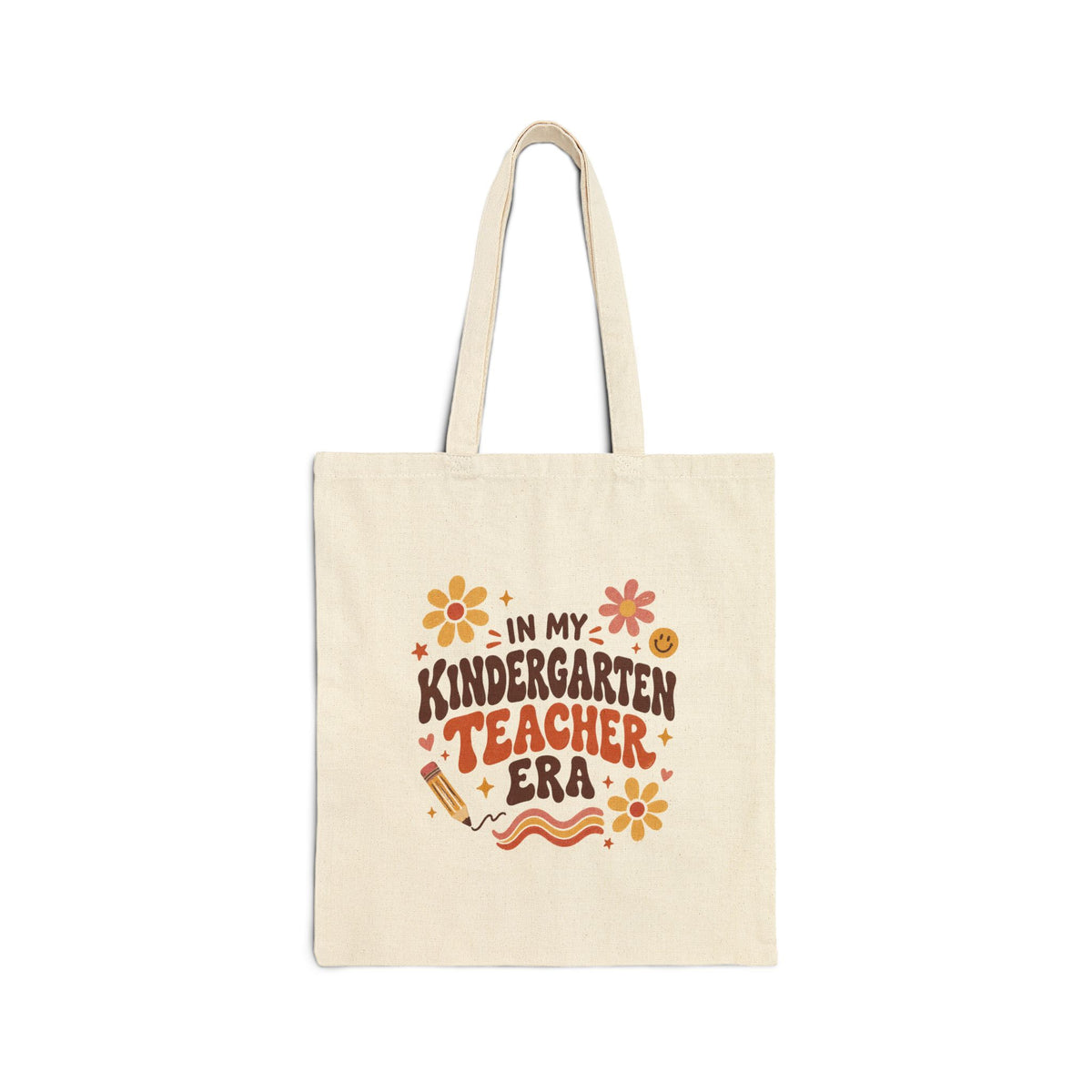Kindergarten Teacher Canvas Tote Bag