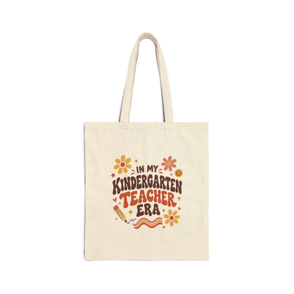 Kindergarten Teacher Canvas Tote Bag