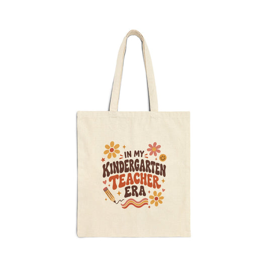 Kindergarten Teacher Canvas Tote Bag