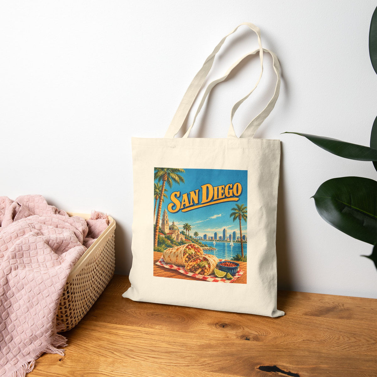 San Diego Canvas Tote Bag
