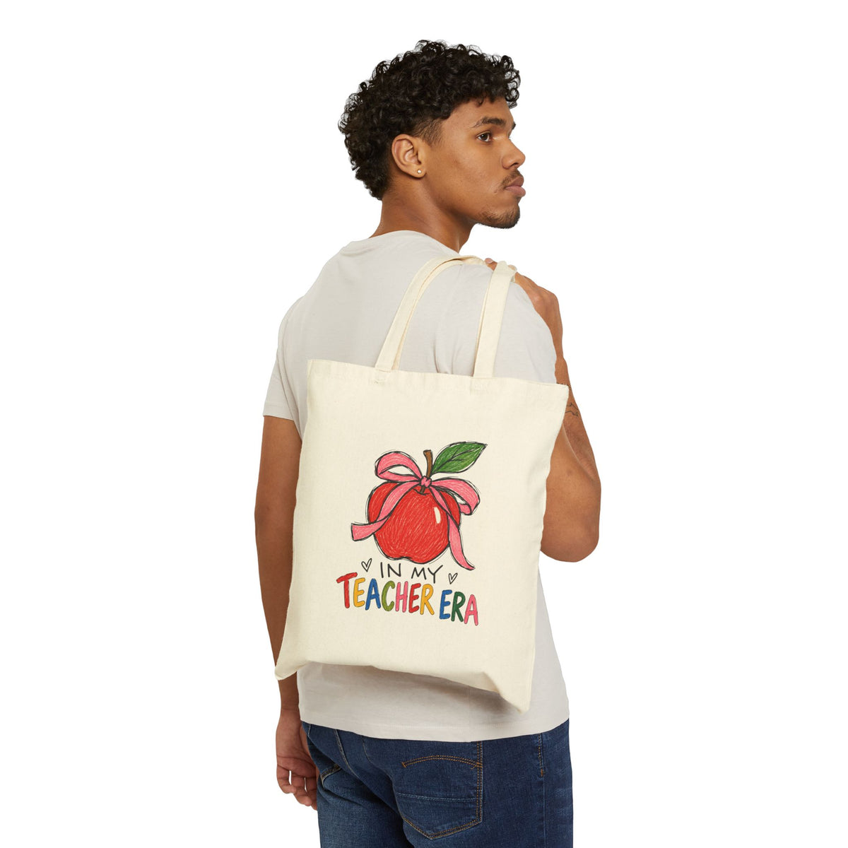 In My Teacher Era Canvas Tote Bag