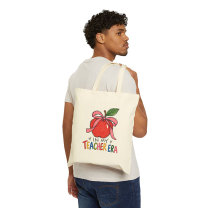 In My Teacher Era Canvas Tote Bag