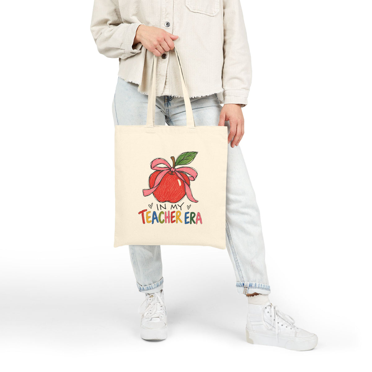 In My Teacher Era Canvas Tote Bag