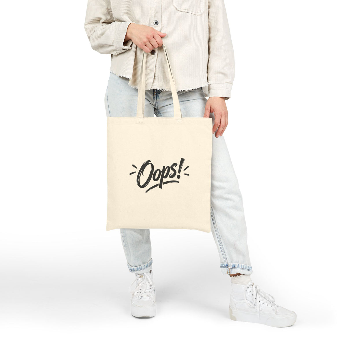 Oops! Canvas Tote Bag