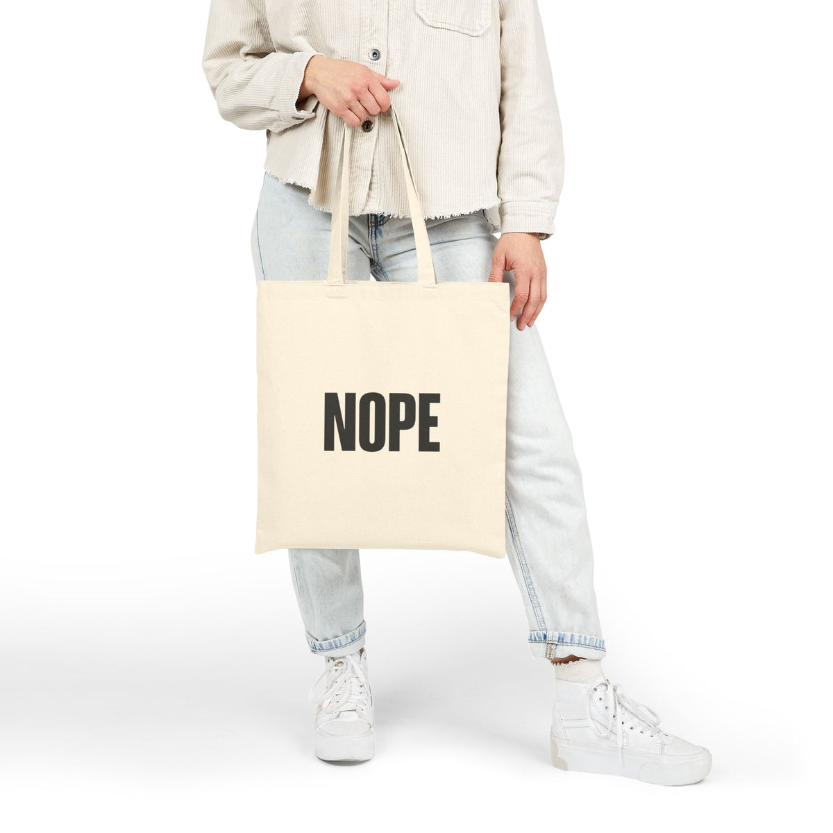 Nope Canvas Tote Bag