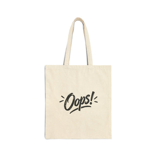 Oops! Canvas Tote Bag
