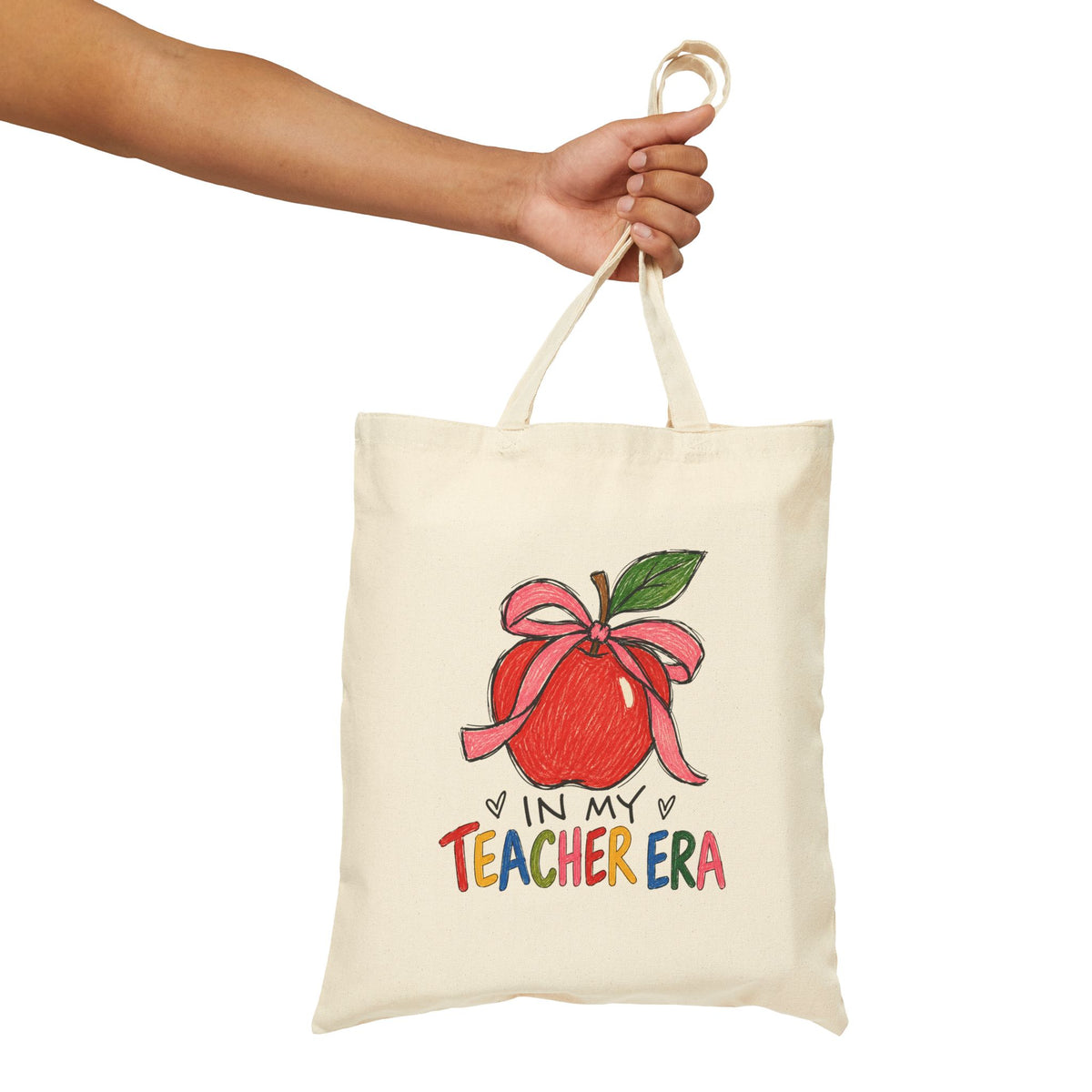 In My Teacher Era Canvas Tote Bag
