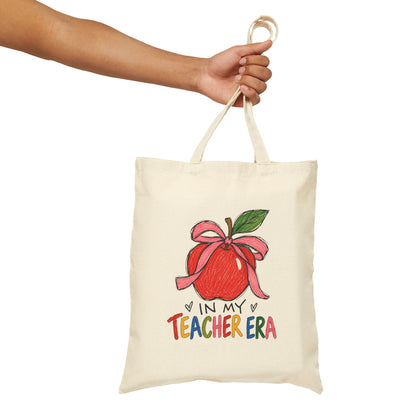 In My Teacher Era Canvas Tote Bag