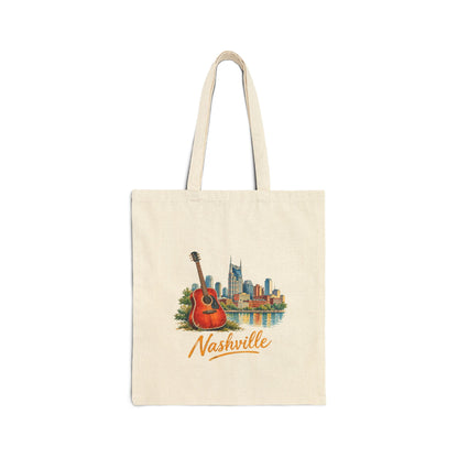 Nashville Canvas Tote Bag