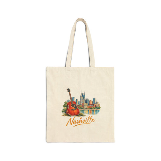 Nashville Canvas Tote Bag