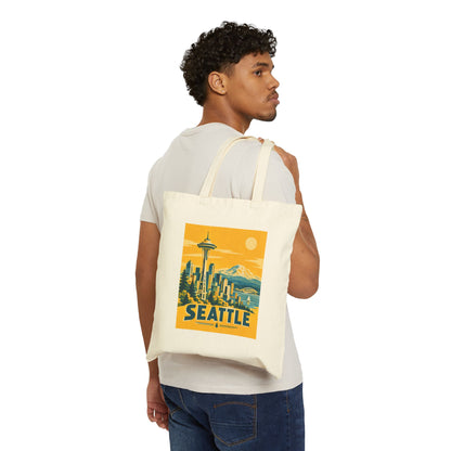 Seattle Canvas Tote Bag
