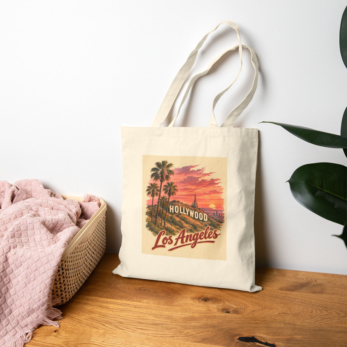 Los Angeles Canvas Tote Bag