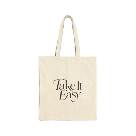 Take It Easy Canvas Tote Bag