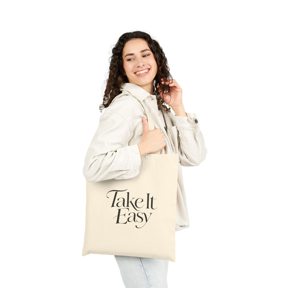Take It Easy Canvas Tote Bag