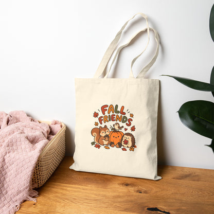 Fall Friends Canvas Tote Bag