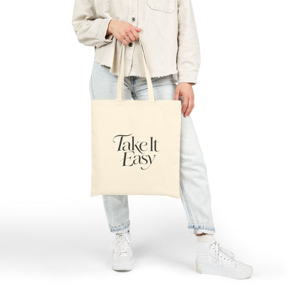 Take It Easy Canvas Tote Bag