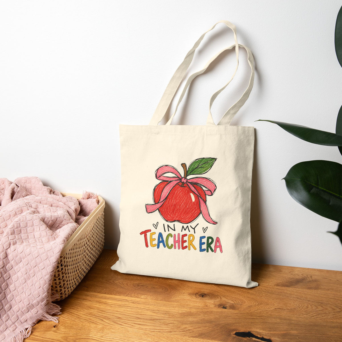 In My Teacher Era Canvas Tote Bag