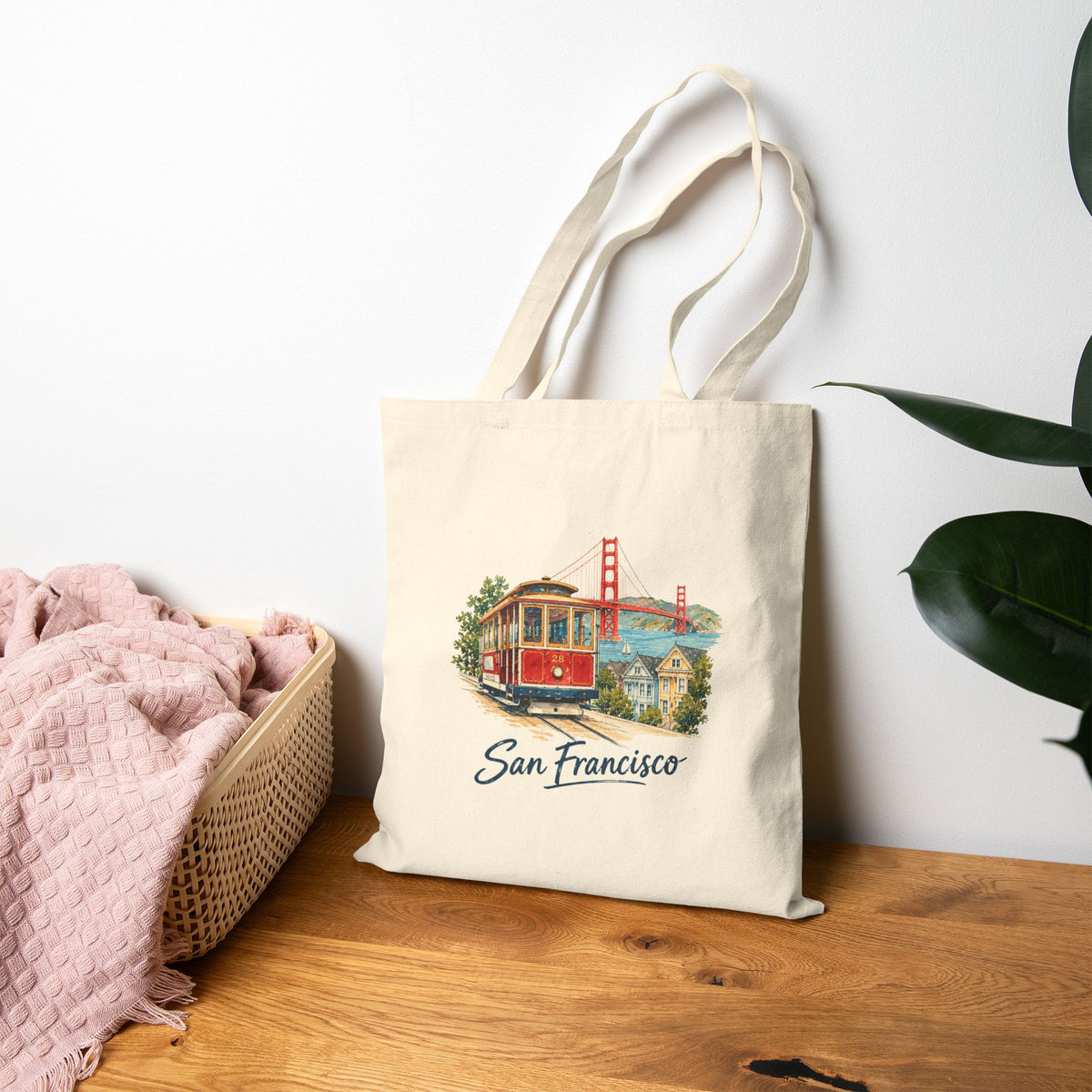 San Francisco Canvas Tote Bag