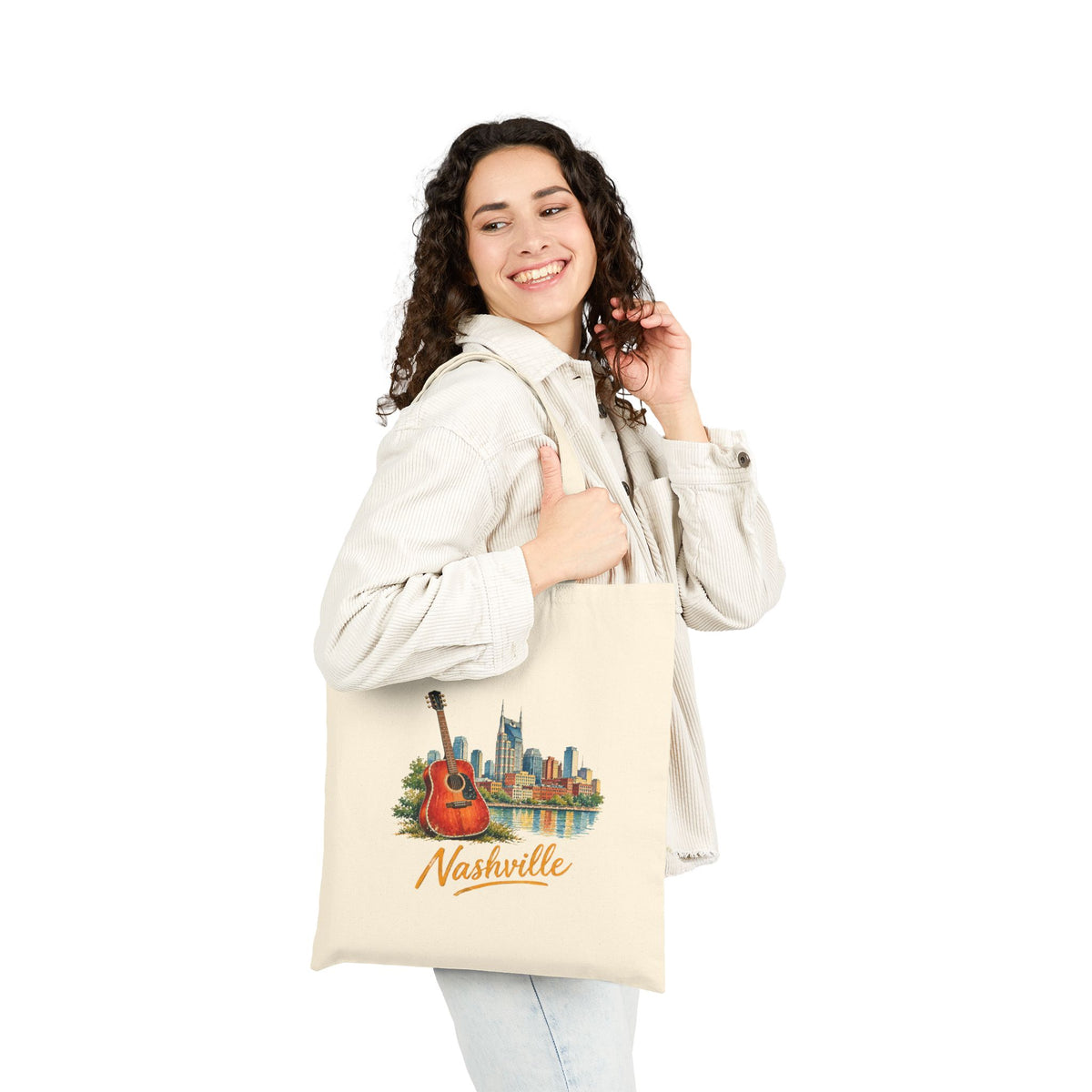 Nashville Canvas Tote Bag