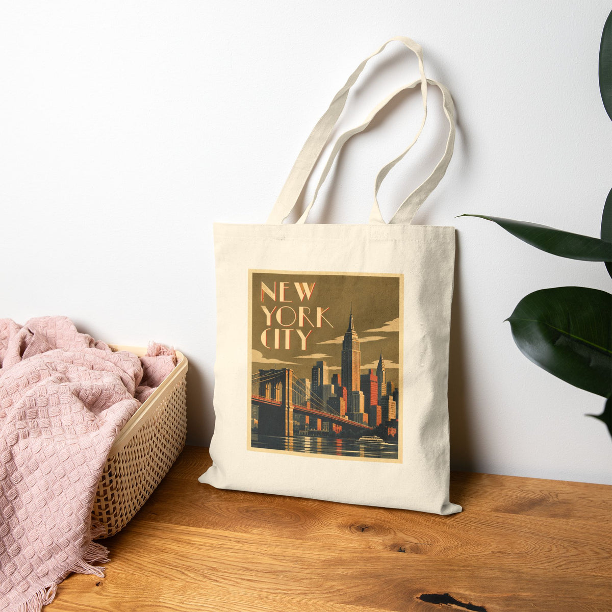 New York City Canvas Tote Bag