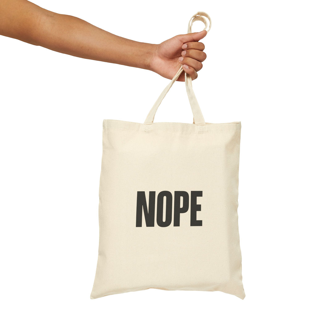 Nope Canvas Tote Bag