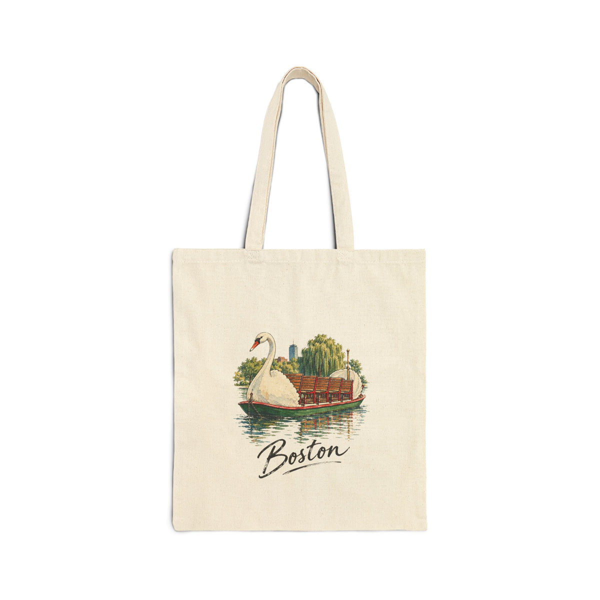 Boston Canvas Tote Bag
