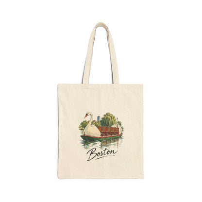 Boston Canvas Tote Bag