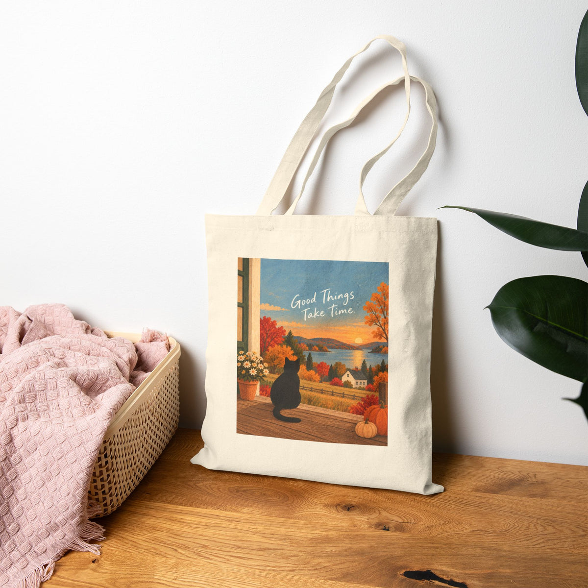 Good Things Take Time Canvas Tote Bag