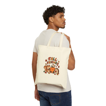 Fall Friends Canvas Tote Bag