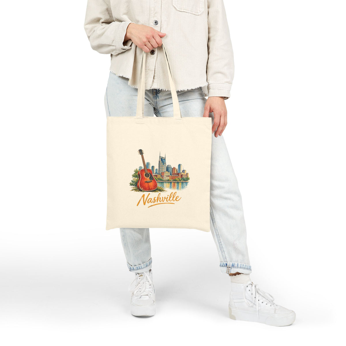 Nashville Canvas Tote Bag