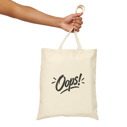 Oops! Canvas Tote Bag