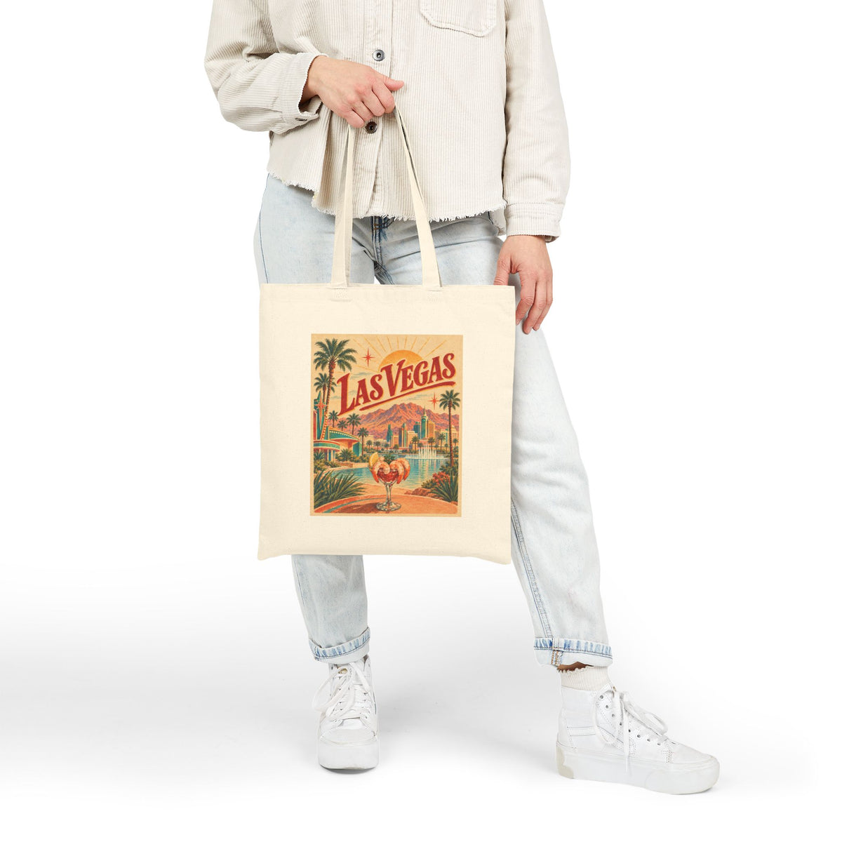 Las Vegas Canvas Tote Bag