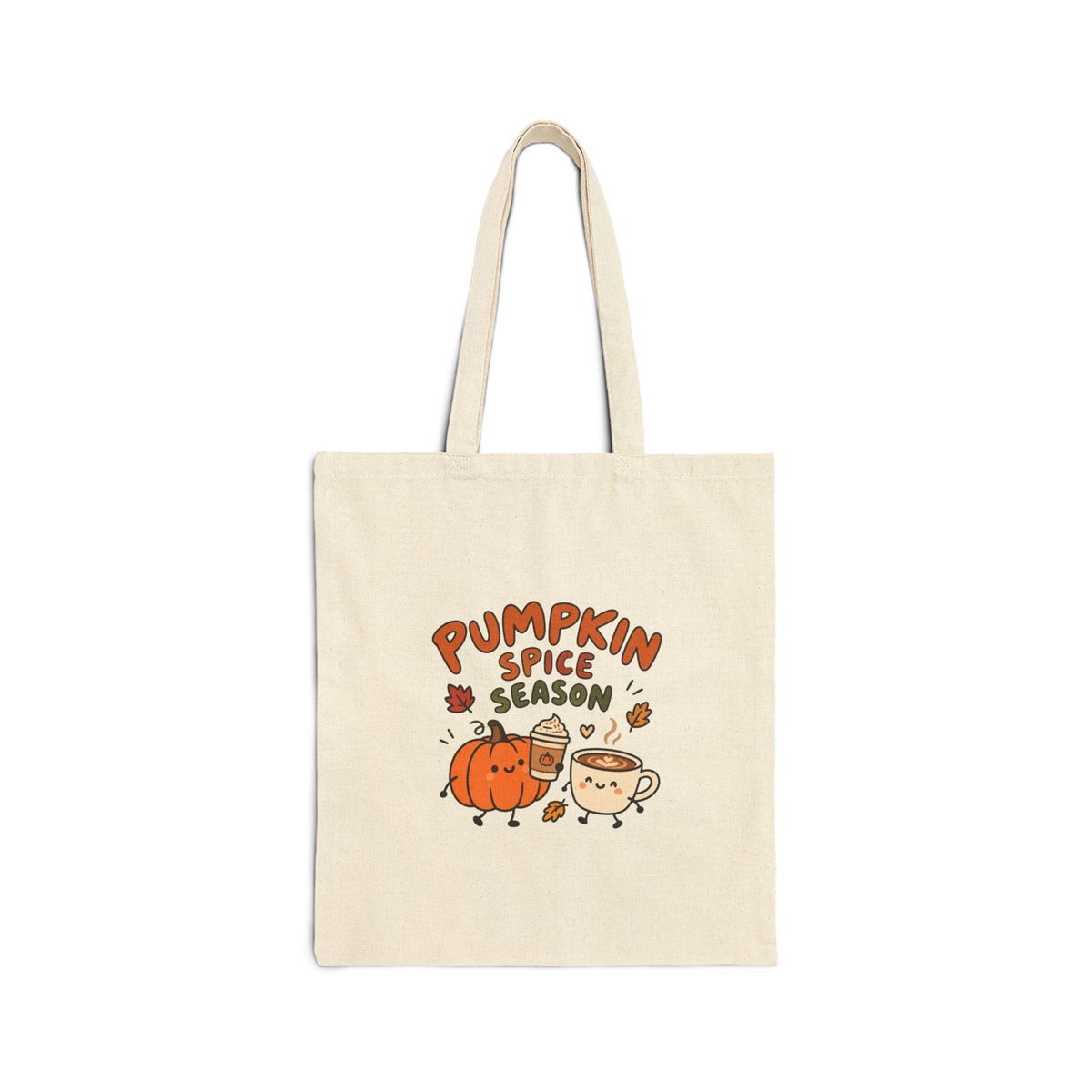 Pumpkin Spice Season Canvas Tote Bag
