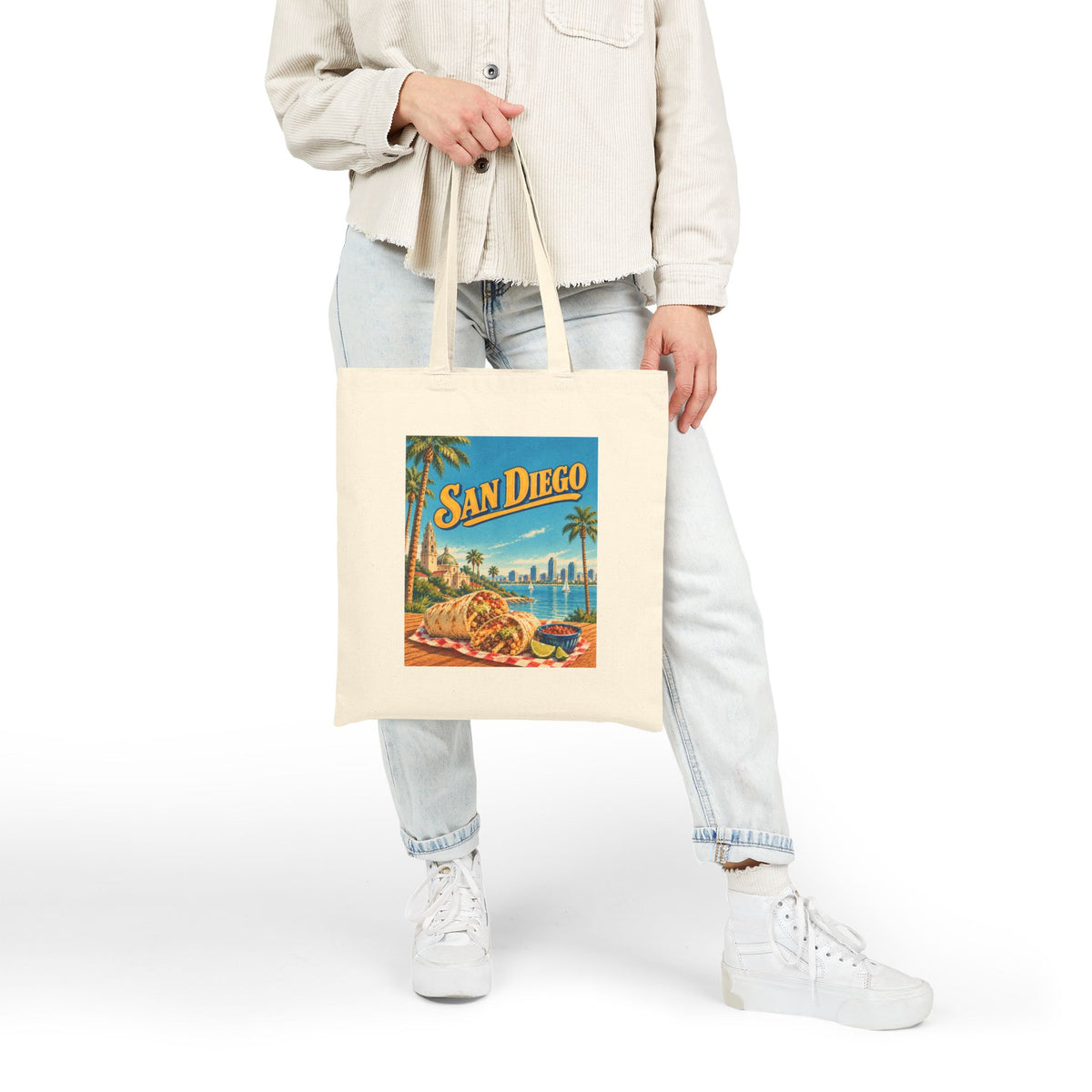 San Diego Canvas Tote Bag