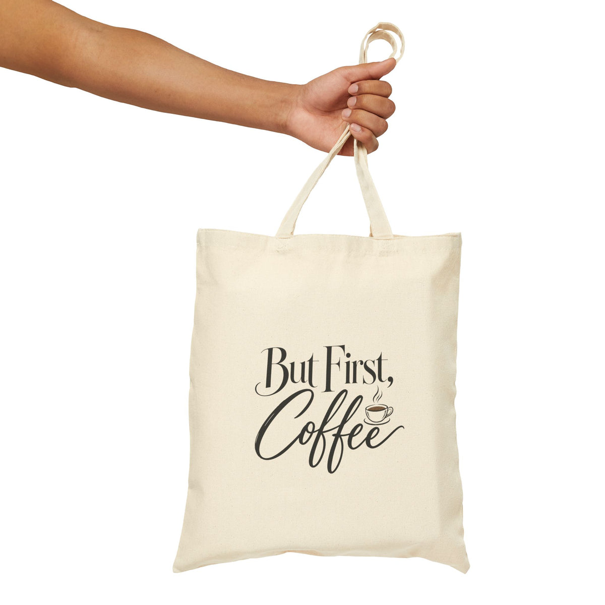 But First, Coffee Canvas Tote Bag